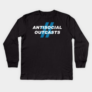 Antisocial Outcasts Kids Long Sleeve T-Shirt